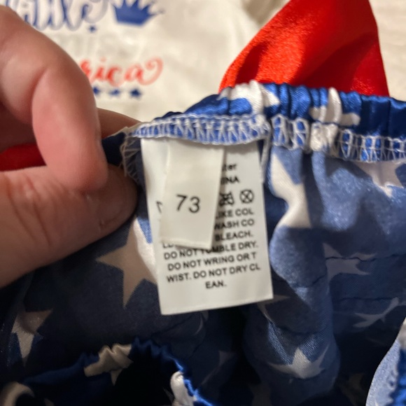 Little‎ Miss America Baby Outfit Fourth Of July 3-9 Months Precious Baby Outfit - Picture 5 of 6